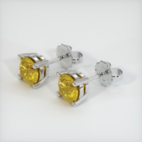 <span>1.28</span>&nbsp;<span class="tooltip-light">Ct.Tw.<span class="tooltiptext">Total Carat Weight</span></span> Sapphire Earrings, 14K White Gold 3